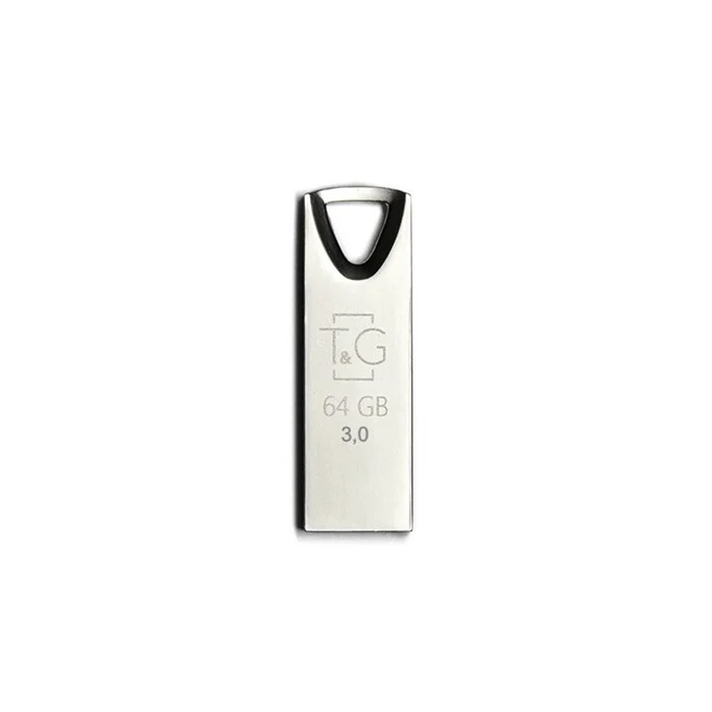 USB флеш накопичувач T&G 64GB 117 Metal Series Silver USB 3.0 (TG117SL-64G3)