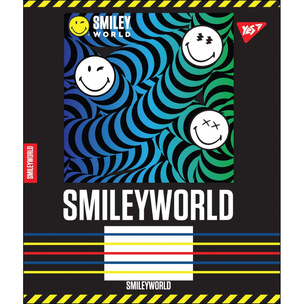 Зошит Yes А5 SMILEY WORLD 12 аркушів, клітинка (764495)