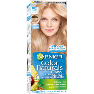 Фарба для волосся Garnier Color Naturals 102 Сніговий блонд 110 мл (3600541120860)