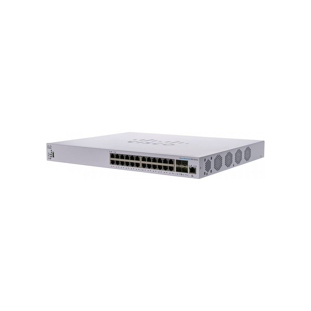 Комутатор мережевий Cisco CBS350-24XS-EU