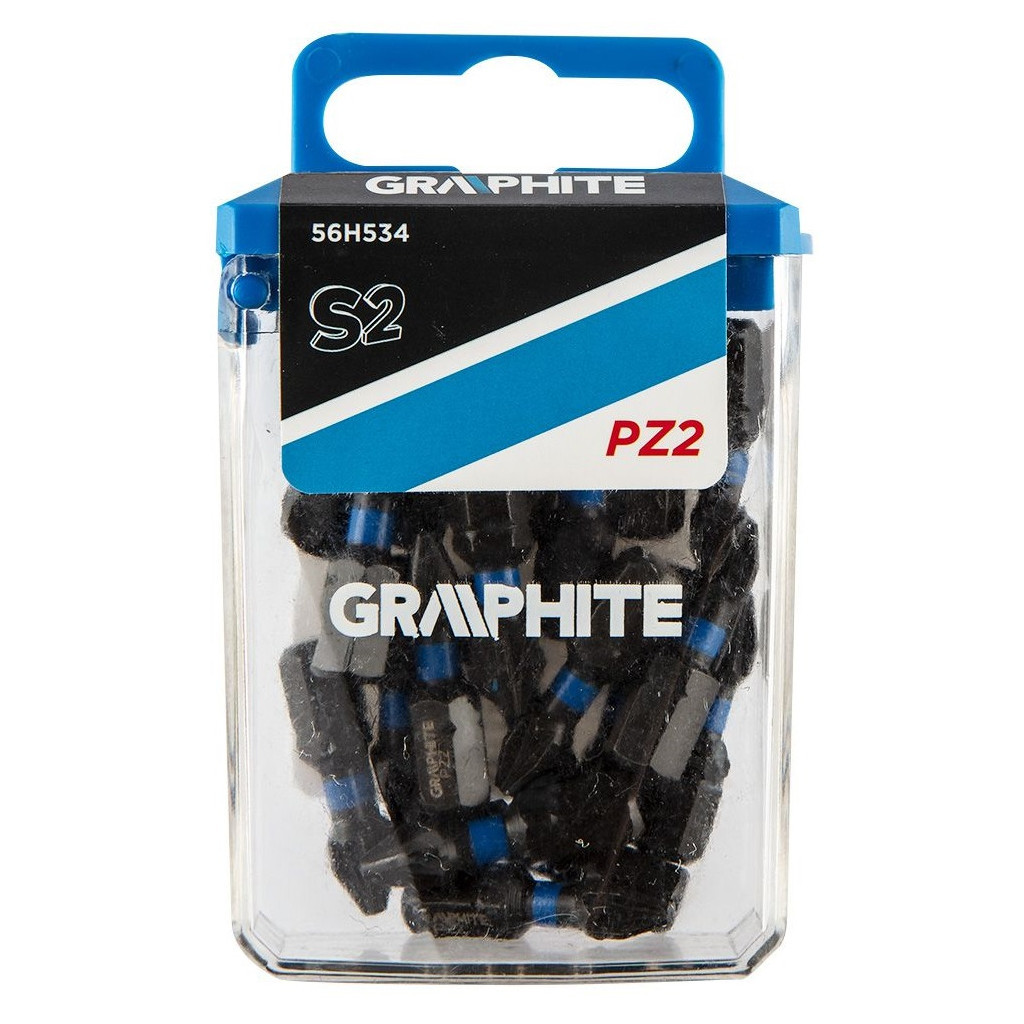 Набір біт Graphite ударних PZ2 x 25 мм, 20 шт. (56H534)