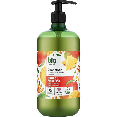 Рідке мило Bio Naturell Mango & Pineapple Creamy Soap Манго та ананас 946 мл (4820168434433)