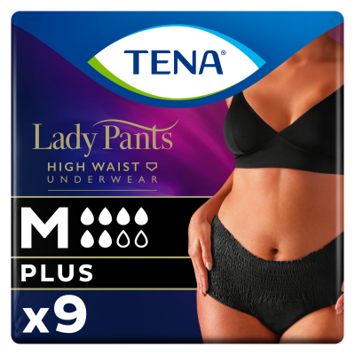 Підгузки для дорослих Tena Lady Pants Plus M для жінок Medium 9 шт Black (7322541130637)