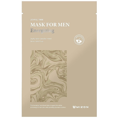 Маска для обличчя Mizon Joyful Time Mask For Men Energizing Для чоловіків 24 мл (8809663754297)