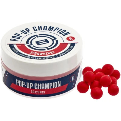 Бойл Brain Champion Pop-Up Strawberry (полуниця) 08mm 34g (1858.21.41)