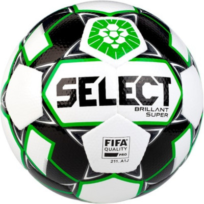 М'яч футбольний Select Brillant Super PFL білий, сірий Уні 5 (5703543277612)