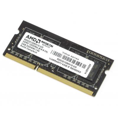 Модуль пам'яті для ноутбука SoDIMM DDR3 2GB 1333 MHz AMD (R332G1339S1S-UOBULK)