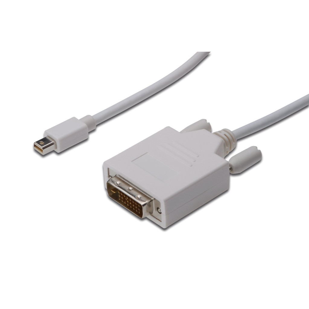 Кабель мультимедійний miniDisplayPort to DVI 24+1 3.0m Digitus (AK-340305-030-W)