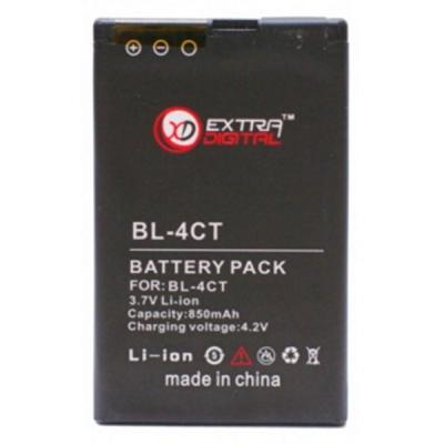 Акумуляторна батарея для телефону Extradigital Nokia BL-4CT (850 mAh) (BMN6268)