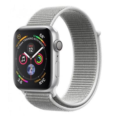 Смарт-годинник Apple Watch Series 4 GPS, 44mm Silver Aluminium Case with Seashell (MU6C2GK/A)