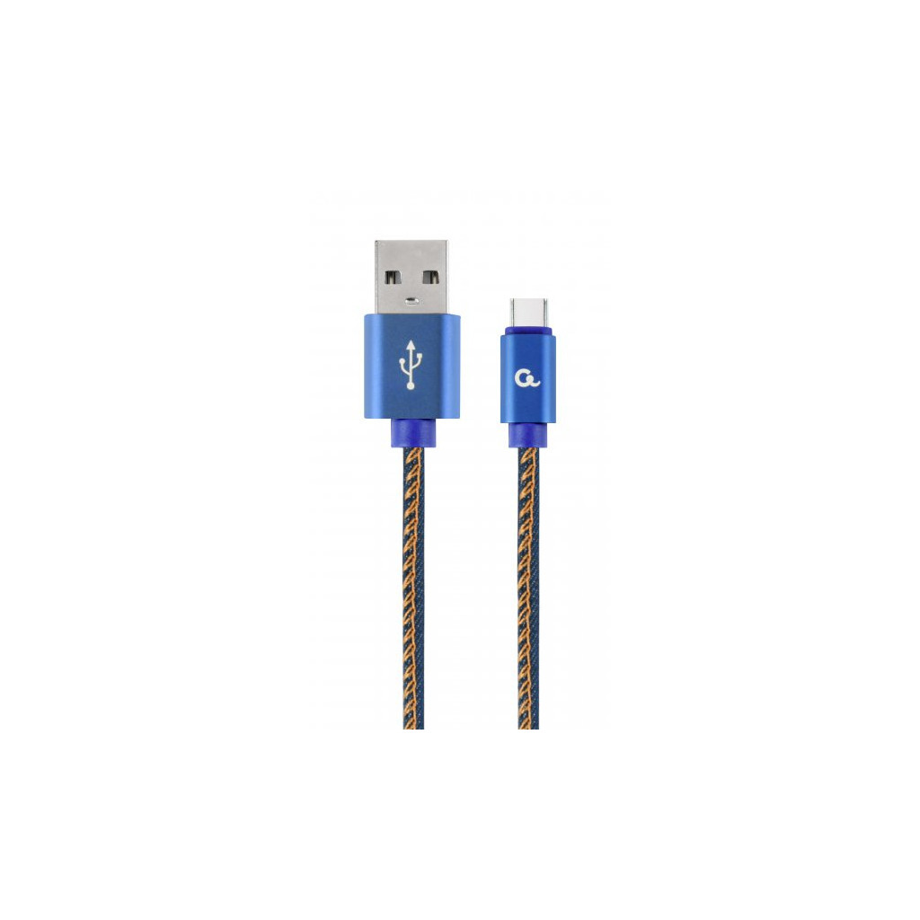 Дата кабель USB 2.0 AM to Type-C 1.0m Cablexpert (CC-USB2J-AMCM-1M-BL)