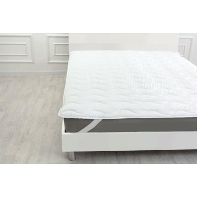 Наматрацник MirSon Eco Light №1724 Silk Air-line на резинці по кутках White 180x200 см (2200002890748)