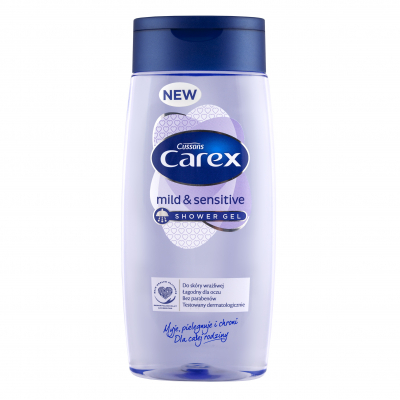 Гель для душу Carex Mild Sensitive 500 мл (5900998006532)