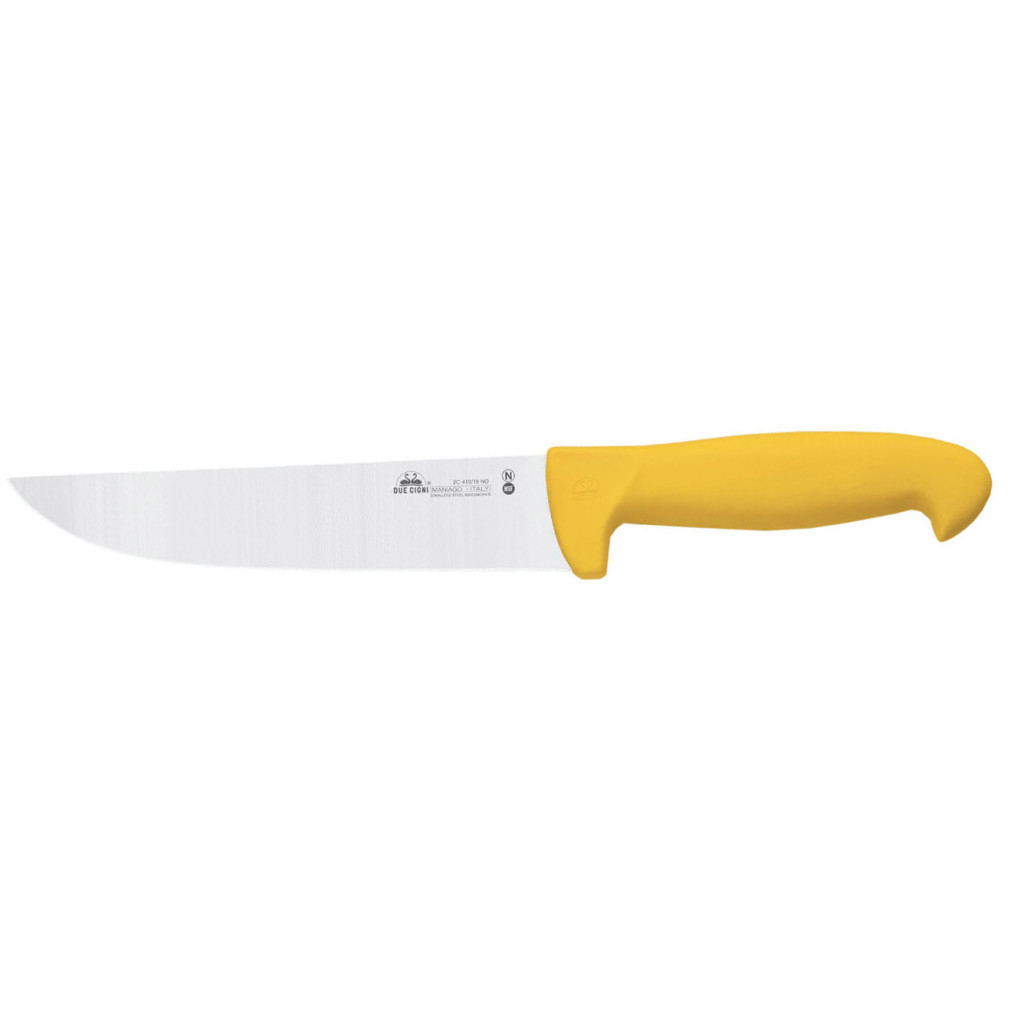 Кухонний ніж Due Cigni Professional Butcher Knife 180 mm Yellow (2C 410/18 NG)