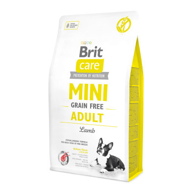 Сухий корм для собак Brit Care GF Mini Adult Lamb 2 кг (8595602520107)