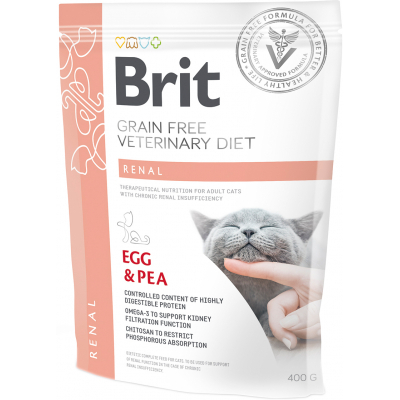 Сухий корм для кішок Brit GF VetDiets Cat Renal 400 г (8595602528332)