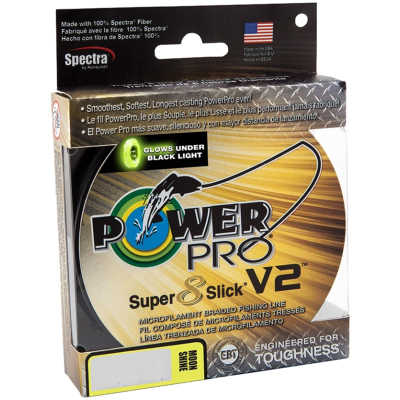 Шнур Power Pro Super 8 Slick V2 Moon Shine 275m 0.23mm 38lb/17.0kg (2266.35.71)