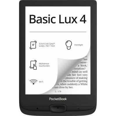 Електронна книга Pocketbook 618 Basic Lux 4, Black (PB618-P-CIS)