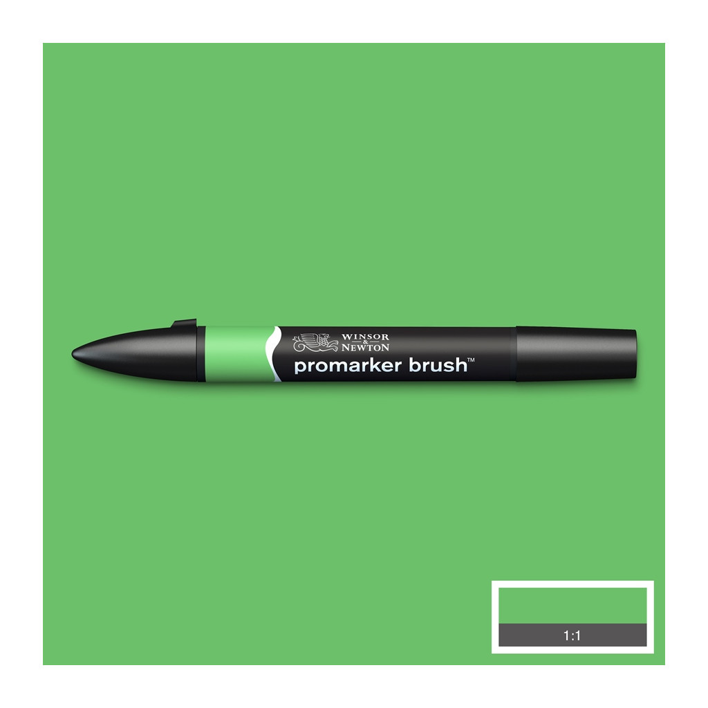 Маркер Winsor&Newton двосторонній Brushmarker, (G457) Трав'яний (884955043141)