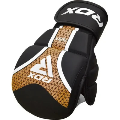 Рукавички для MMA RDX Shooter Aura Plus T-17 Black Golden M (GSR-T17BGL-M+)