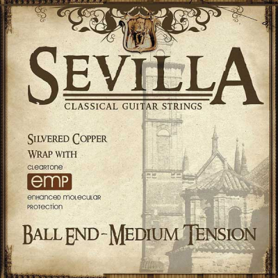 Струни для гітари Cleartone Sevilla Ball End Medium Tension (8442)