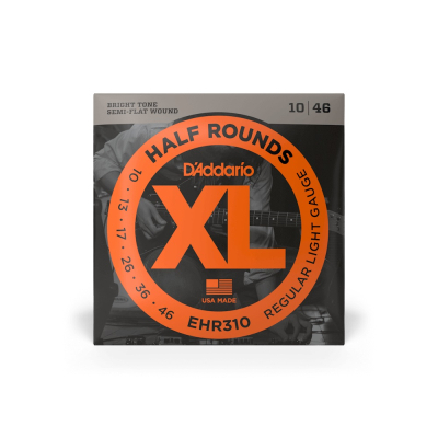 Струни для гітари D'Addario XL Half Rounds Regular Light (10-46) (EHR310)