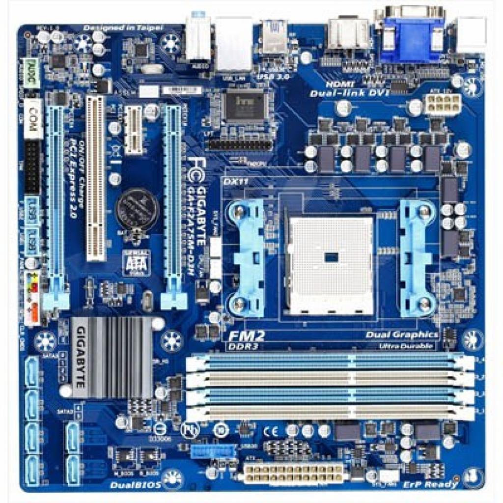 Материнська плата GIGABYTE GA-F2A75M-D3H