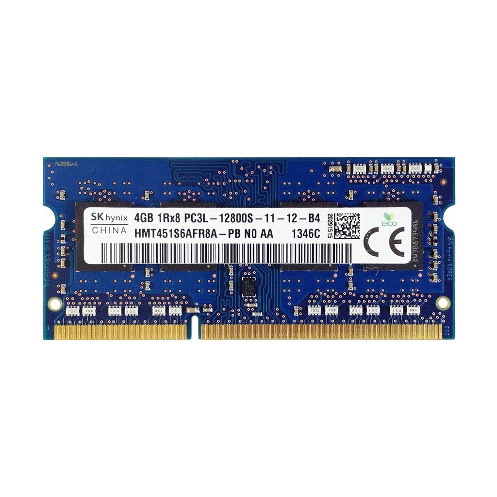 Модуль пам'яті для ноутбука SoDIMM DDR3L 4GB 1600 MHz Hynix (HMT451S6AFR8A-PB)