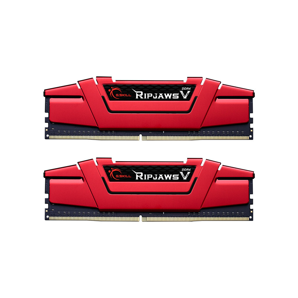 Модуль пам'яті для комп'ютера DDR4 32GB (2x16GB) 2666 MHz Ripjaws V Red G.Skill (F4-2666C19D-32GVR)