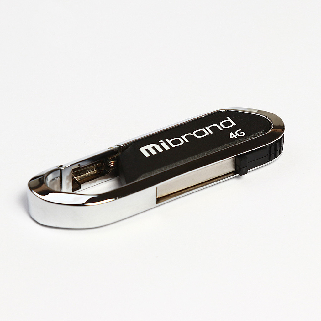 USB флеш накопичувач Mibrand 4GB Aligator Black USB 2.0 (MI2.0/AL4U7B)