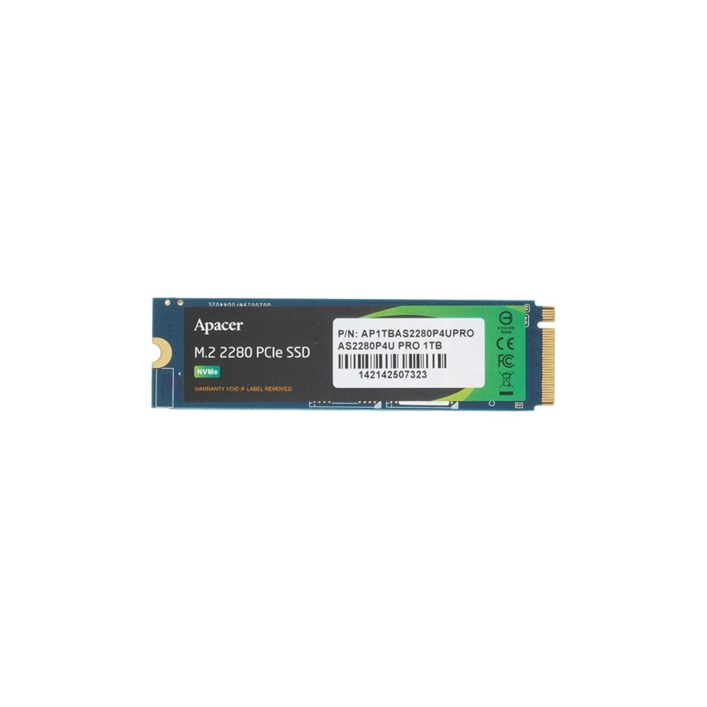 Накопичувач SSD M.2 2280 1TB Apacer (AP1TBAS2280P4UPRO-1)