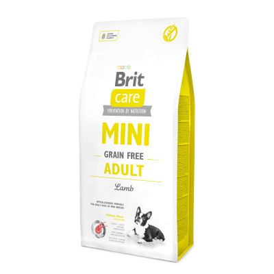 Сухий корм для собак Brit Care GF Mini Adult Lamb 7 кг (8595602520121)