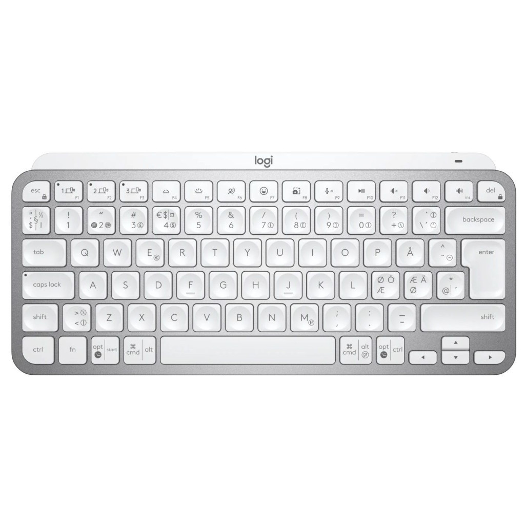 Клавіатура Logitech MX Keys Mini For Business Wireless Illuminated UA Pale Grey (920-010609)