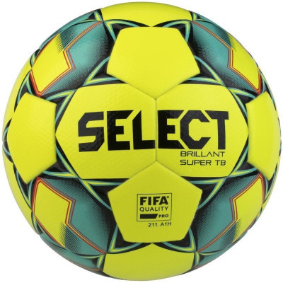 М'яч футбольний Select Brillant Super TB FIFA жовто-зелений Уні 5 (5703543236374)