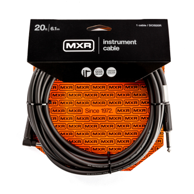 Інструментальний кабель MXR Standard Instrument Cable Straight/Right 6m (DCIS20R)