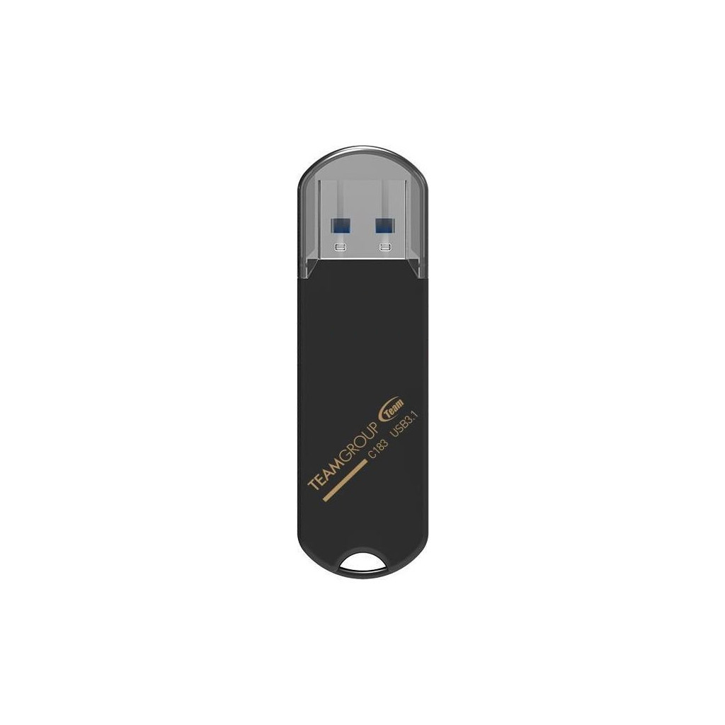 USB флеш накопичувач Team 64GB C183 Black USB 3.1 (TC183364GB01)