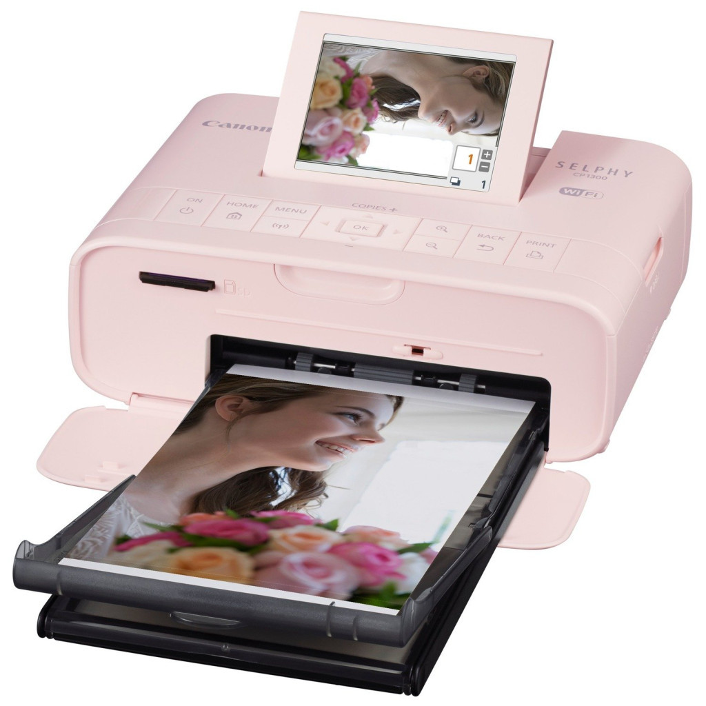 Сублімаційний принтер Canon SELPHY CP-1300 Pink (2236C011)