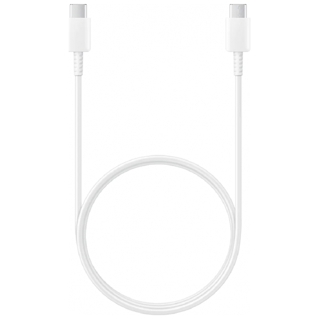 Дата кабель USB Type-C to Type-C 1.0m white Samsung (EP-DA705BWRGRU)