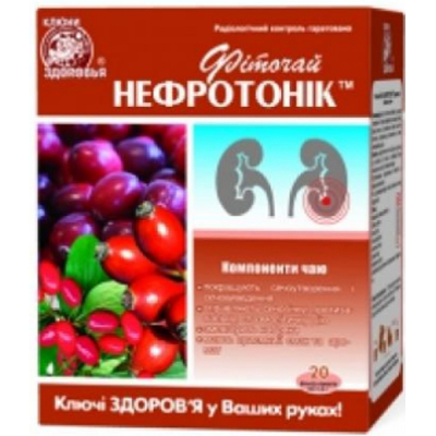 Трави Ключі здоров'я Фиточай №65 нефротоник (почечный) ф/п 1,5г №20