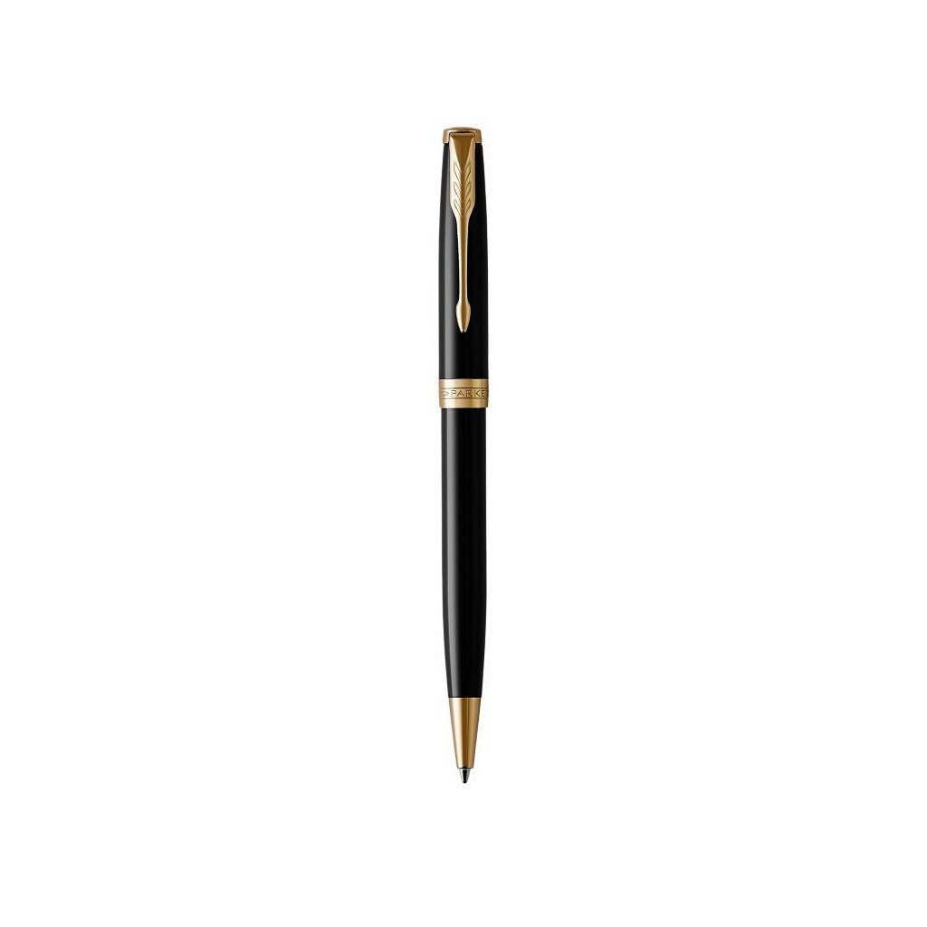 Ручка кулькова Parker SONNET 17 Black Lacquer GT BP (86 032)