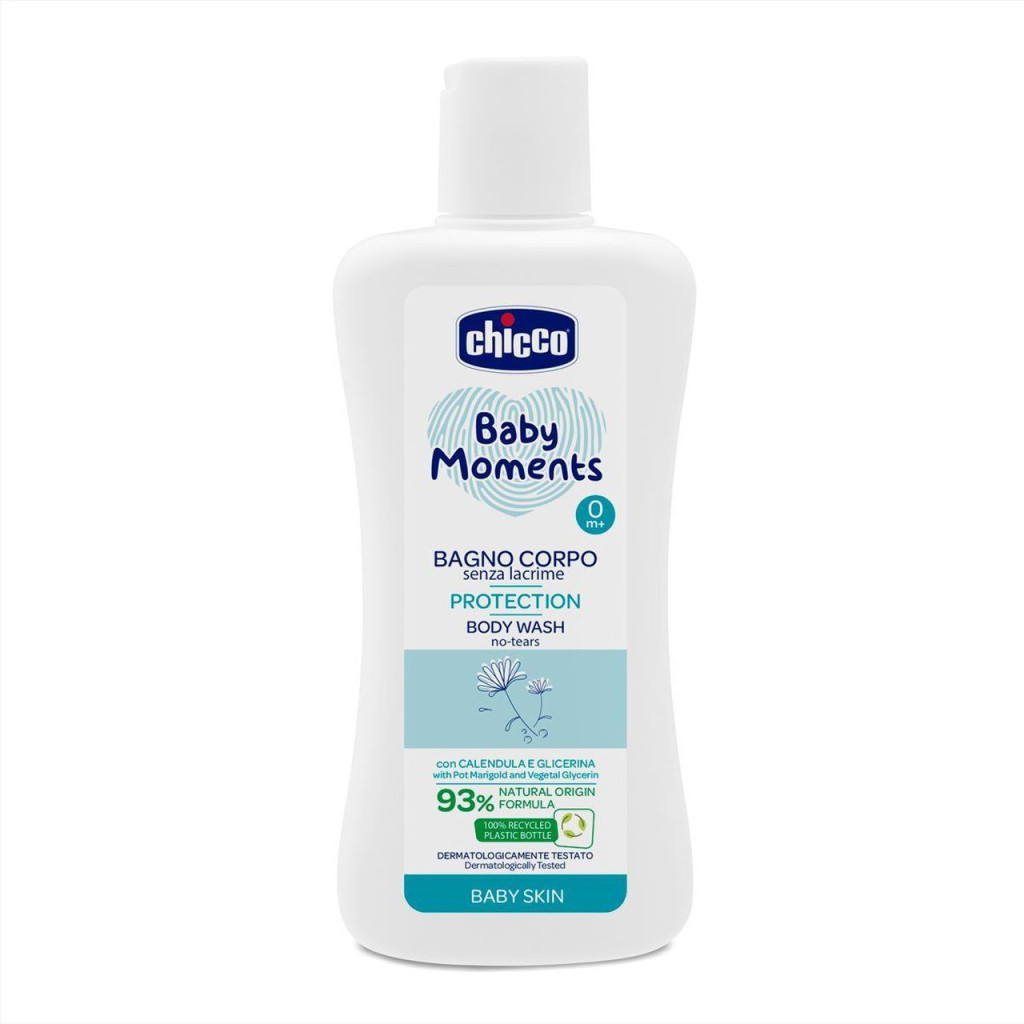 Дитячий гель для душу Chicco Baby Moments Без Сліз 200 мл (10579.00)