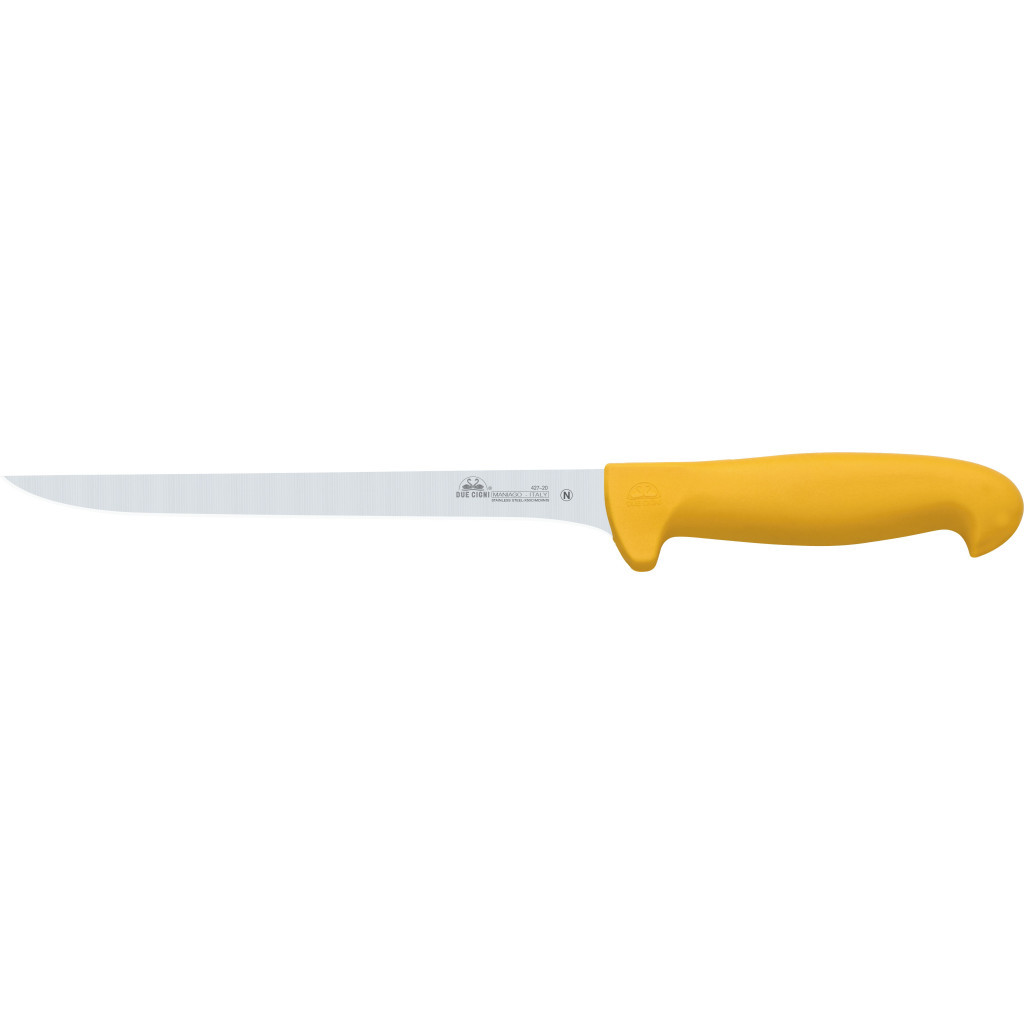 Кухонний ніж Due Cigni Professional Fish Knife Semiflex 427 200 mm Yellow (2C 427/20 NG)