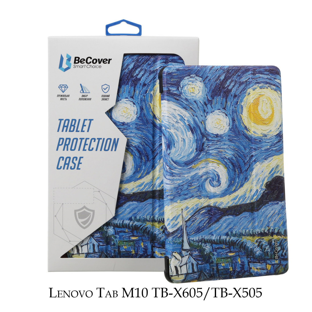 Чохол до планшета BeCover Smart Case Lenovo Tab M10 TB-X605/TB-X505 Night (707307)