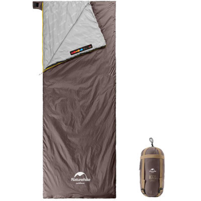 Спальний мішок Naturehike Summer LW180 NH21MSD09 M Brown (6927595777954)