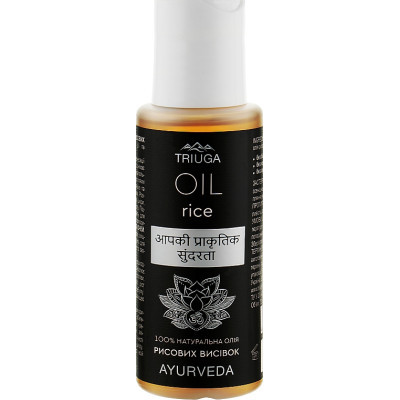 Олія для волосся Triuga Ayurveda Rice Oil Рисові висівки 75 мл (4820164641132)