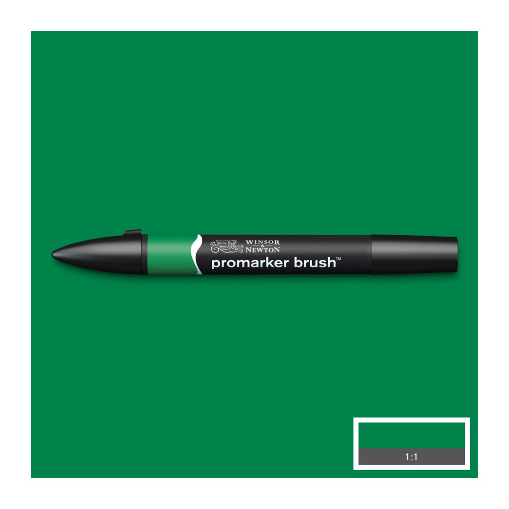 Маркер Winsor&Newton двосторонній Brushmarker, (G756) Зелений соковитий (884955042694)