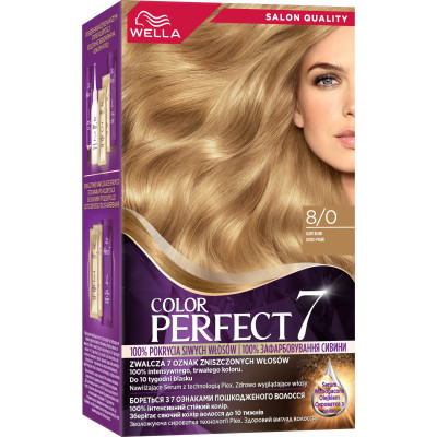 Фарба для волосся Wella Color Perfect 8/0 Світло-русявий (4064666598376)