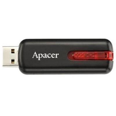 USB флеш накопичувач Apacer 16GB AH326 black USB 2.0 (AP16GAH326B-1)