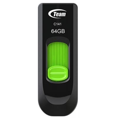 USB флеш накопичувач Team 64GB C141 Green USB 2.0 (TC14164GG01)