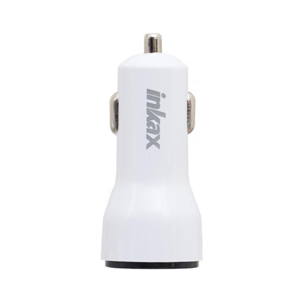 Зарядний пристрій Inkax CD-22 Car charger + Type-C cable 1USB 2.1A White (F_72210)